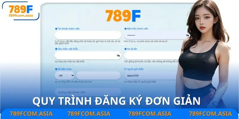 Các bước điền thông tin đăng ký 789F chuẩn xác